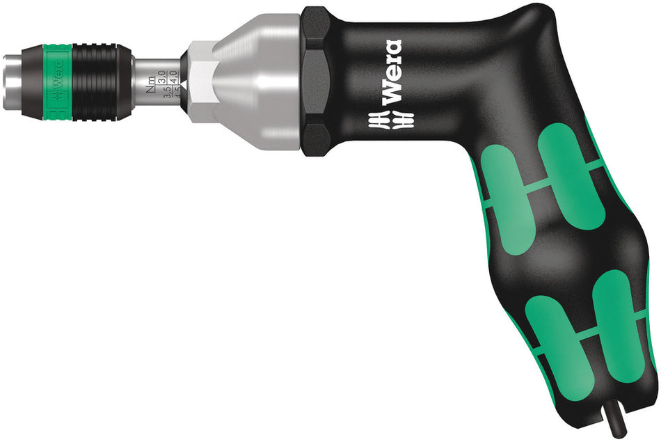 Wera 05074702001 Series 7400 Kraftform pistol handle, adjustable torque screwdrivers (3.0-8.8 Nm) with Rapidaptor quick-release chuck, 7442 x 3.0-6.0 Nm