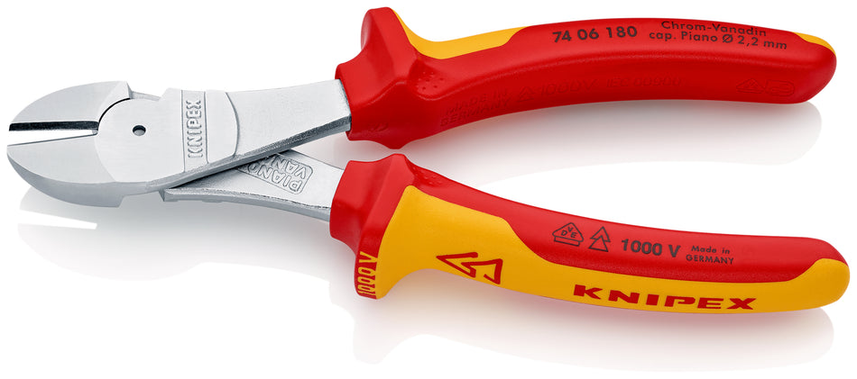 KNIPEX 74 06 180 DIAGONAL CUTTING NIPPERS