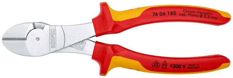 KNIPEX 74 06 180 DIAGONAL CUTTING NIPPERS