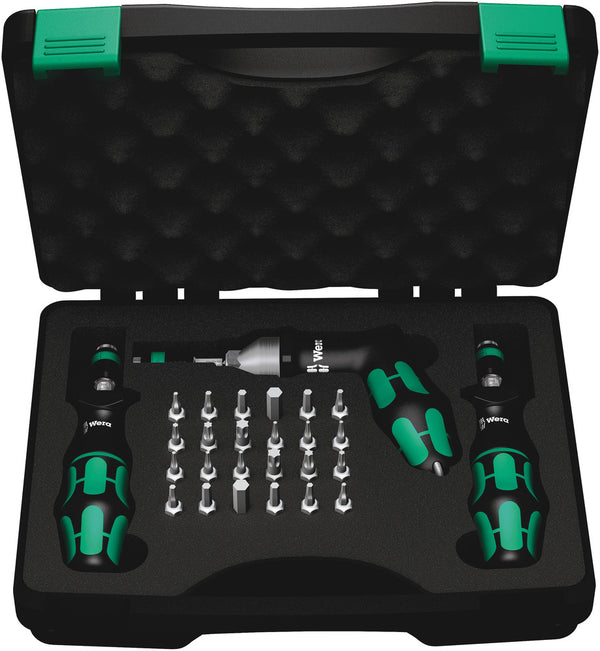 Wera 05074739001 7440/41/42 Kraftform torque screwdriver set 0.3-6.0 Nm, 27 pieces