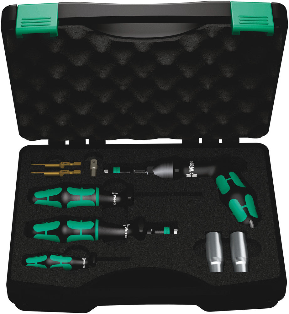 Wera 05074745001 7443/61/9 Assembly set for tyre pressure control systems, 9 pieces