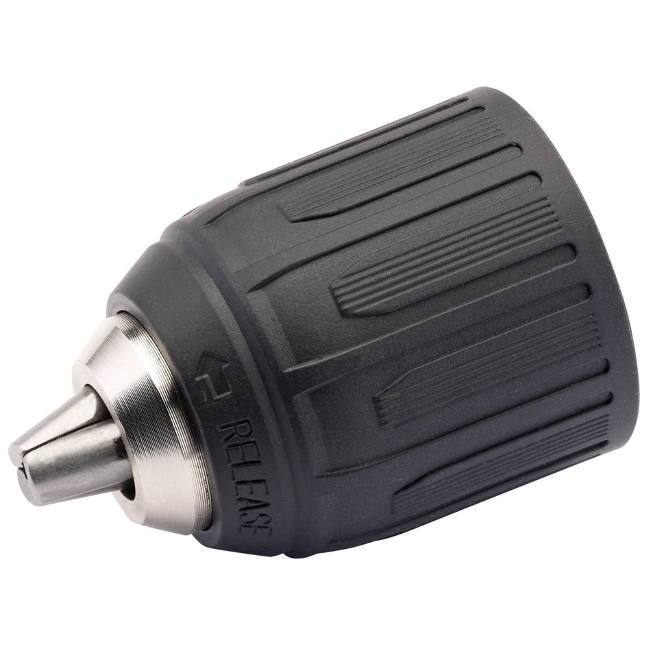 Draper 75280 Keyless Plastic Chuck Sleeve for Mains and Cordless Drills, 3/8" x 24UNF, 10mm Capacity