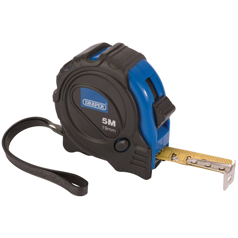 Draper 75299 Measuring Tape, 5m/16ft x 19mm