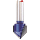Draper 75336 TCT Router Bit, 1/4" Groove, 12.7mm x 90&deg;