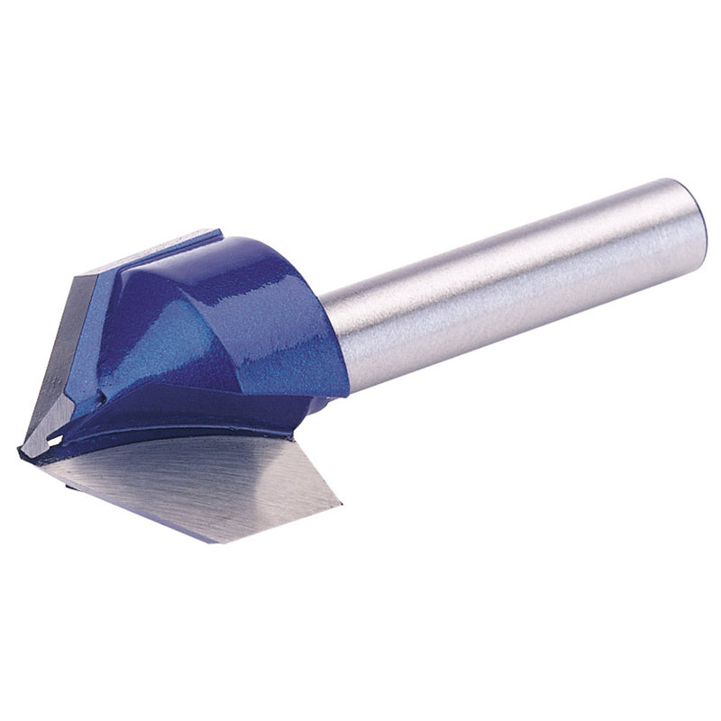 Draper 75337 TCT Router Bit, 1/4" Groove 19mm x 90&deg;