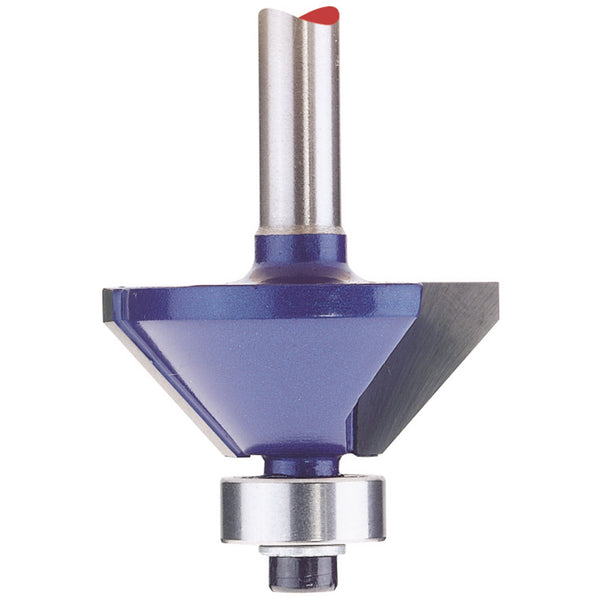 Draper 75340 TCT Router Bit, 1/4" Chamfering, 30mm x 45&deg;