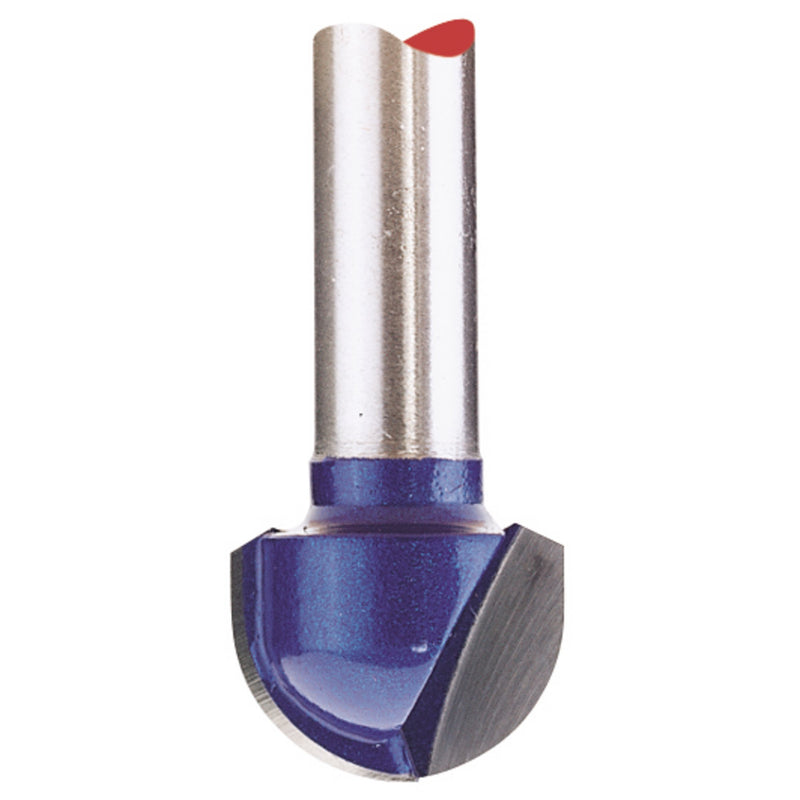 Draper 75345 TCT Router Bit, 1/4" Core Box, 12.7 x 6.35mm Radius