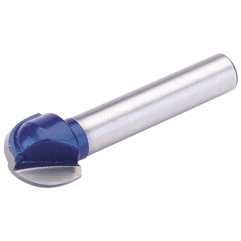 Draper 75345 TCT Router Bit, 1/4" Core Box, 12.7 x 6.35mm Radius