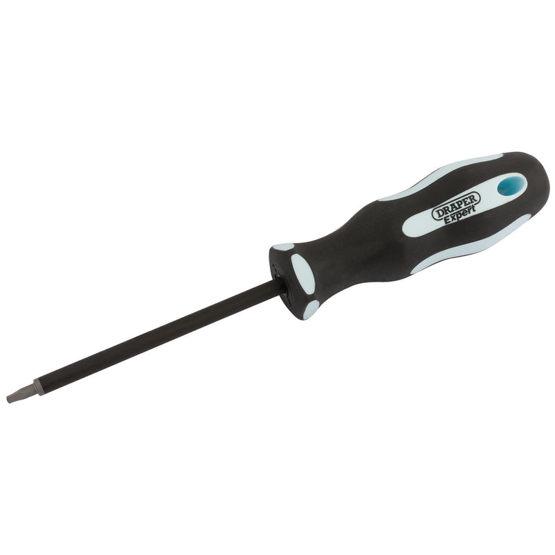 Draper 75365 Square Recess Soft Grip Security Screwdriver, S1 x 100mm