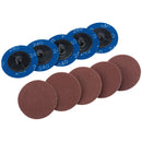 Draper 75613 Aluminium Oxide Sanding Discs, 50mm, 240 Grit (Pack of 10)