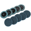 Draper 75622 Polycarbide Abrasive Pads, 50mm, Fine (Pack of 10)