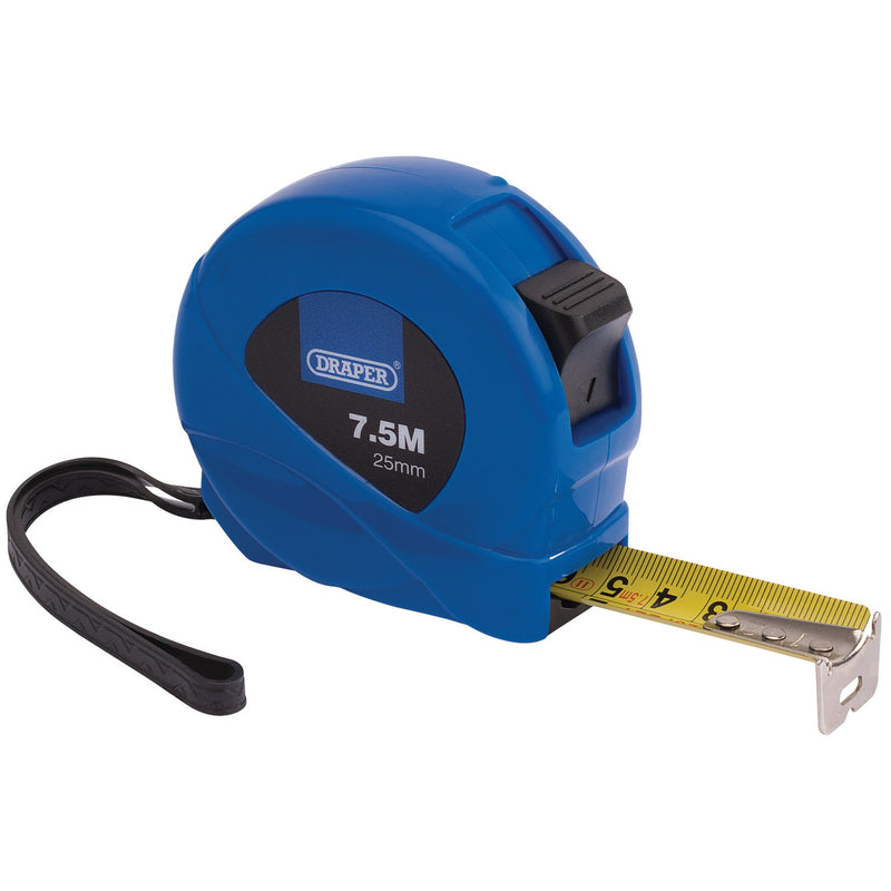 Draper 75882 Measuring Tape, 7.5m/25ft x 25mm, Blue