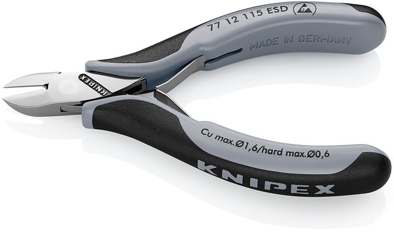 KNIPEX 77 12 115 ESD DIAGONAL CUTTING NIPPERS ESD