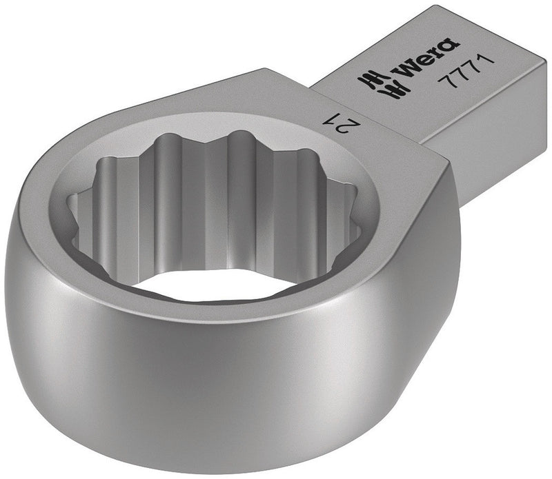 Wera 05078633001 7771 Ring spanner insert, 9x12 mm, 21 x 51 mm