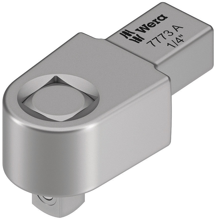 Wera 05078200001 7773 A Square drive insert, 9x12 mm, 1/4" x 44 mm