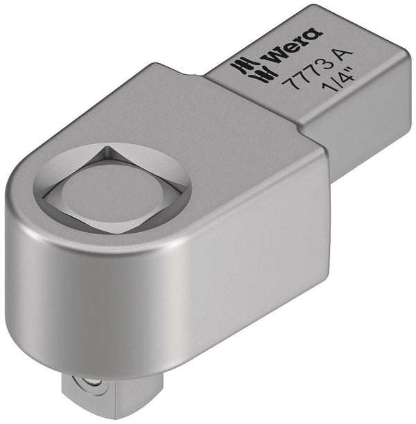 Wera 05078200001 7773 A Square drive insert, 9x12 mm, 1/4" x 44 mm