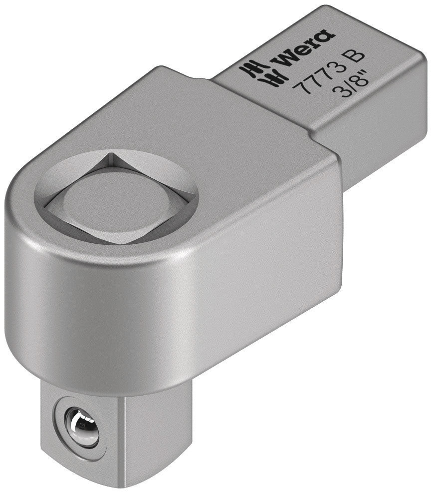 Wera 05078205001 7773 B Square drive insert, 9x12 mm, 3/8" x 44 mm