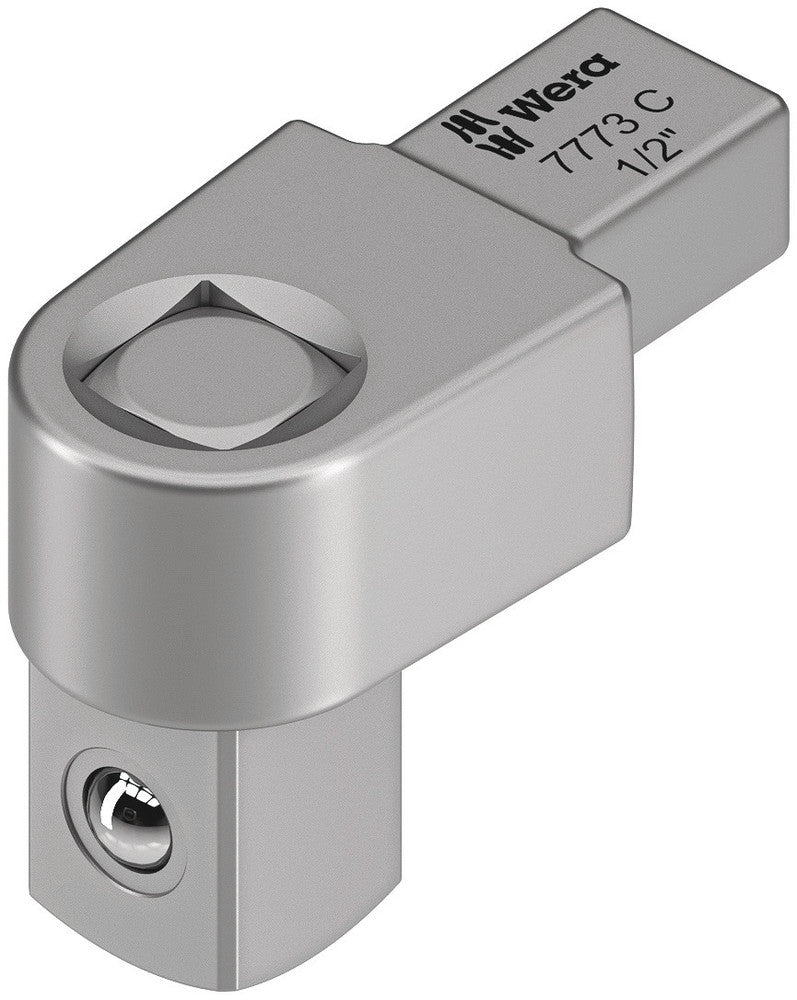 Wera 05078210001 7773 C Square drive insert, 9x12 mm, 1/2" x 44 mm