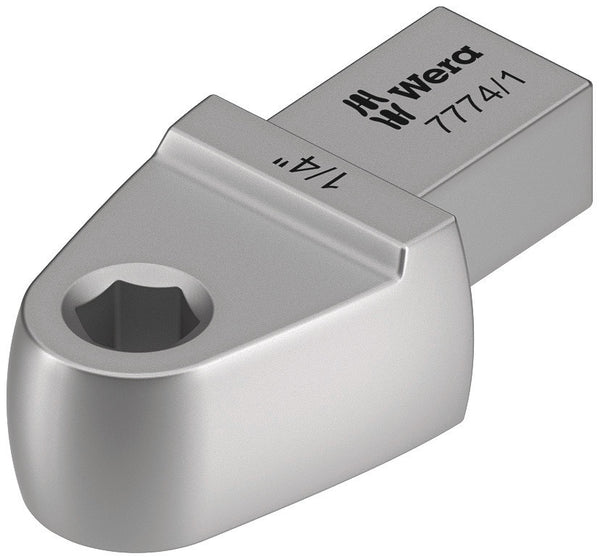 Wera 05078640001 7774/1 Bit adapter insert, 1/4", 9x12 mm, 1/4" x 42 mm