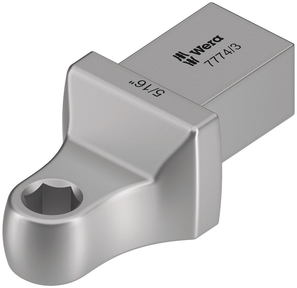 Wera 05078642001 7774/3 Bit adapter insert, 5/16", 14x18 mm, 5/16" x 58 mm