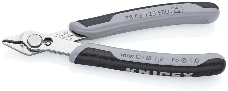 KNIPEX 78 03 125 ESD ELECTRONIC-SUPER-KNIPSÂ® ESD