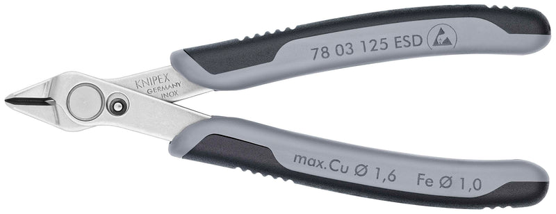KNIPEX 78 03 125 ESD ELECTRONIC-SUPER-KNIPSÂ® ESD