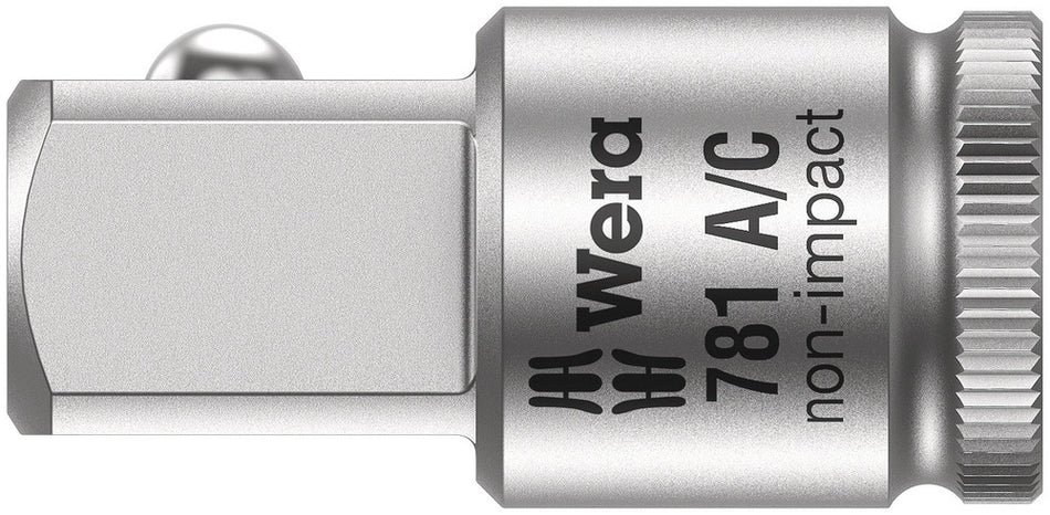 Wera 05042671001 781 A 1/4" Connection parts, 781 A/C x 1/2 x 36 mm x 1/4"