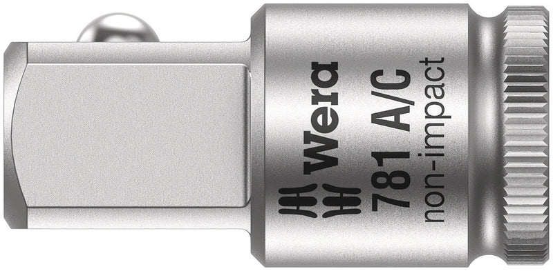Wera 05042671001 781 A 1/4" Connection parts, 781 A/C x 1/2 x 36 mm x 1/4"