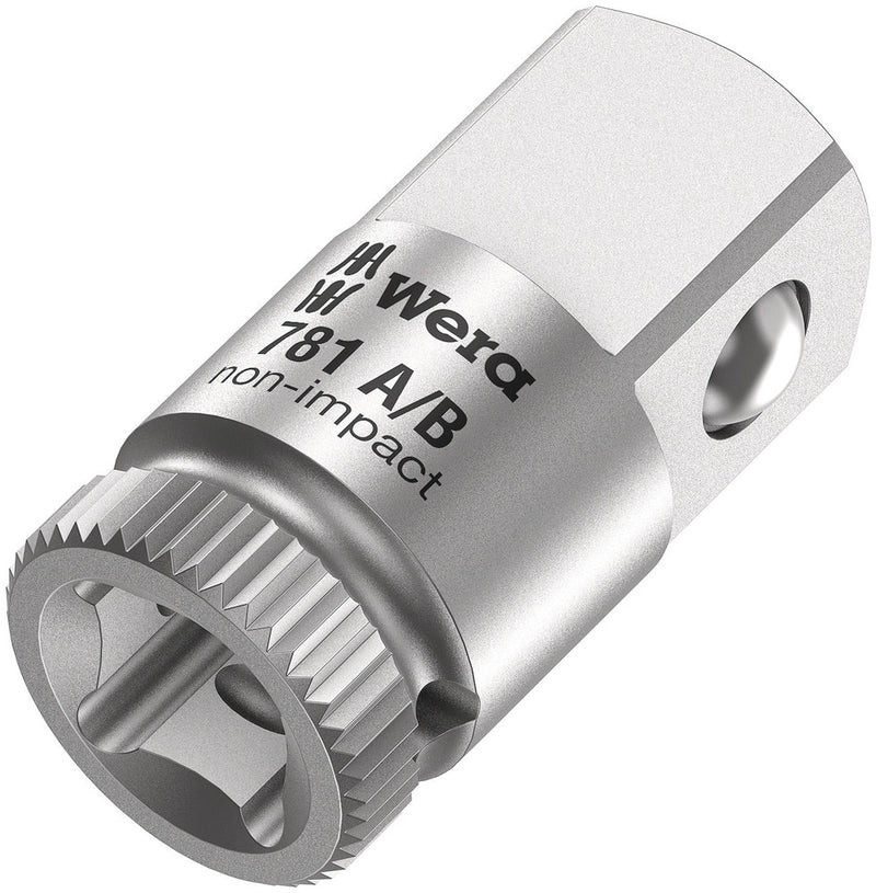 Wera 05042670001 781 A 1/4" Connection parts, 781 A/B x 3/8 x 25.2 mm x 1/4"