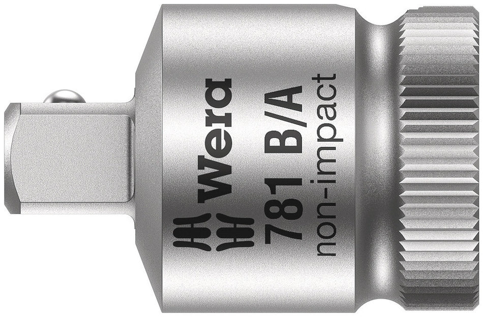 Wera 05042672001 781 B 3/8" Connection parts, 781 B/A x 1/4 x 27 mm x 3/8"