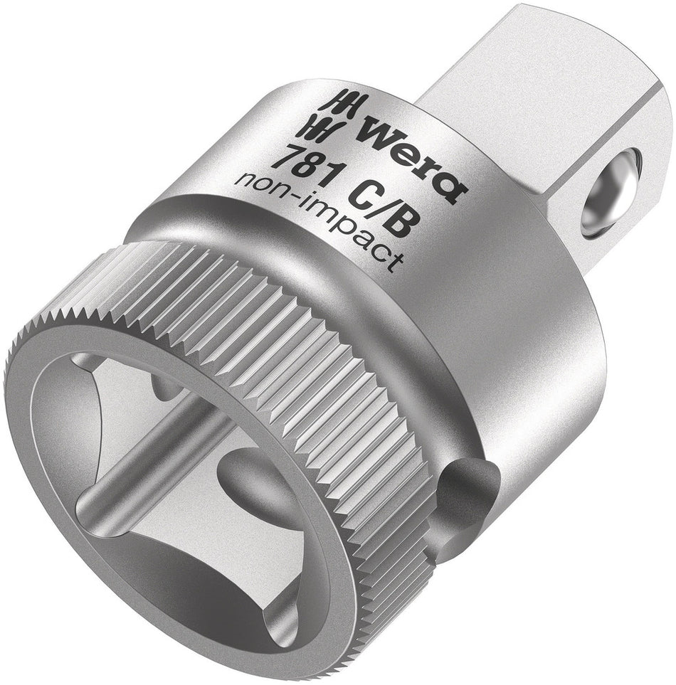 Wera 05042674001 781 C 1/2" Connection parts, 781 C/B x 3/8 x 35.5 mm x 1/2"
