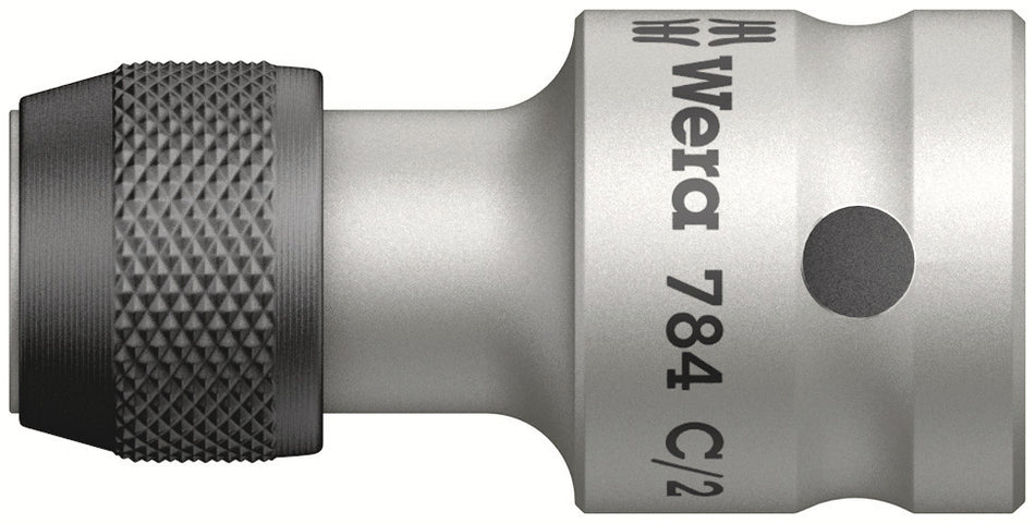 Wera 05042768001 784 C 1/2" Adaptor with quick-release chuck, 784 C/2 x 5/16" x 50 mm
