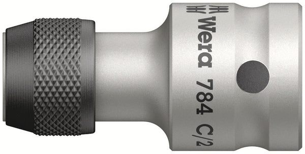 Wera 05042768001 784 C 1/2" Adaptor with quick-release chuck, 784 C/2 x 5/16" x 50 mm