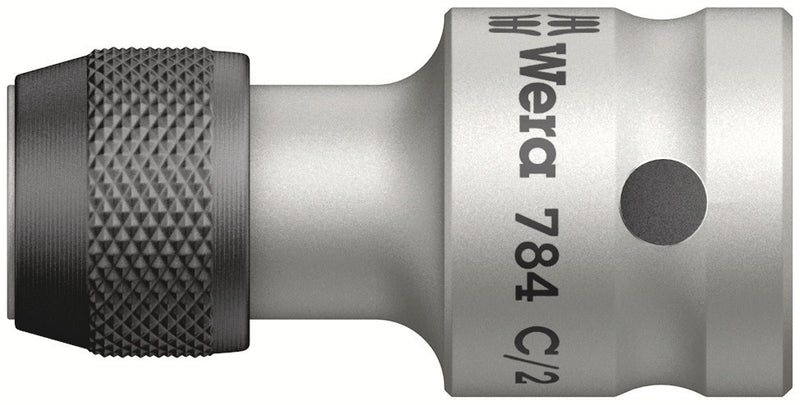 Wera 05042768001 784 C 1/2" Adaptor with quick-release chuck, 784 C/2 x 5/16" x 50 mm