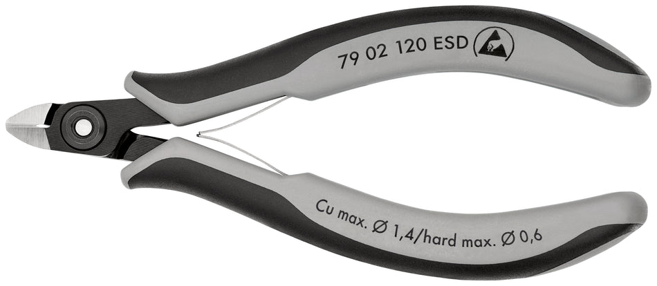 KNIPEX 79 02 120 ESD DIAGONAL CUTTING NIPPERS