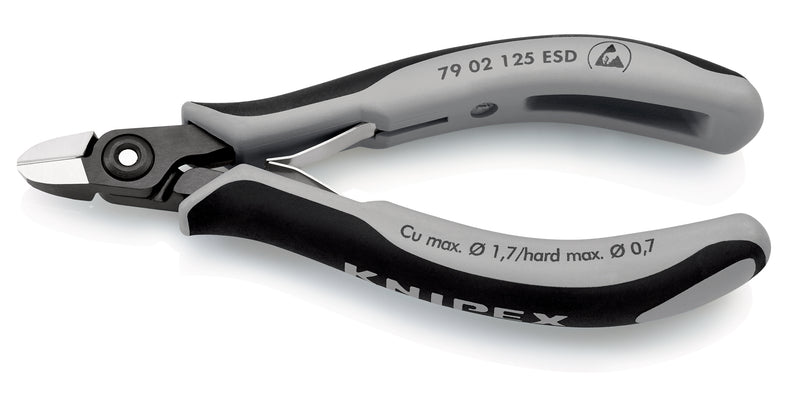 KNIPEX 79 02 125 ESD DIAGONAL CUTTING NIPPERS