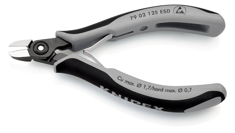 KNIPEX 79 02 125 ESD DIAGONAL CUTTING NIPPERS