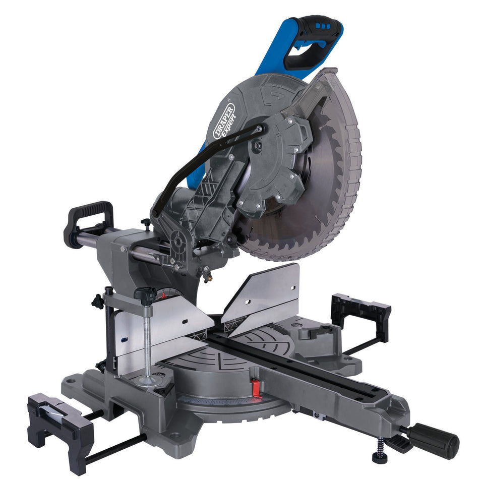 Draper 79901 Double Bevel Sliding Compound Mitre Saw, 305mm, 2000W