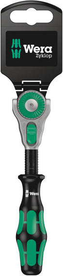 Wera 05073260001 8000 A SB Zyklop Speed Ratchet with 1/4" drive, 1/4" x 152 mm