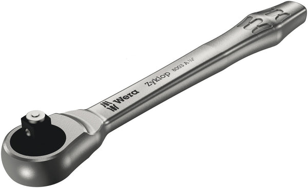 Wera 05004003001 8003 A Zyklop Metal Ratchet with push-through square and 1/4" drive, 1/4" x 141 mm