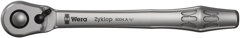 Wera 05003756001 8100 SA 12 HF Zyklop Metal Ratchet Set with switch lever, 1/4" drive, metric, 13 pieces