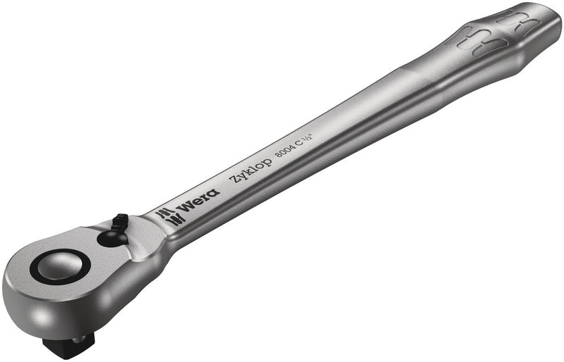 Wera 05004064001 8004 C Zyklop Metal Ratchet with switch lever and 1/2" drive, 1/2" x 281 mm