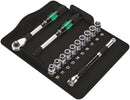 Wera 05004090001 8006 SC 1 Zyklop Hybrid Ratchet Set, 1/2" drive, metric, 13 pieces