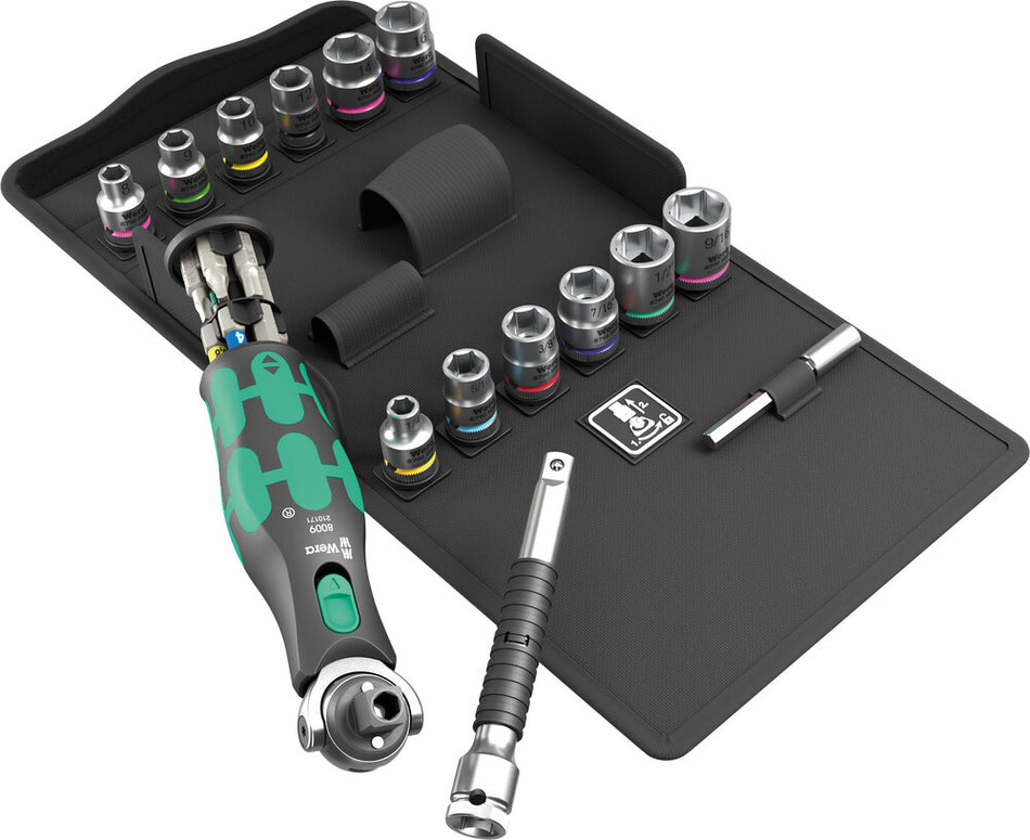 Wera 05004285001 8009 Zyklop Pocket Set 4, 27 pieces