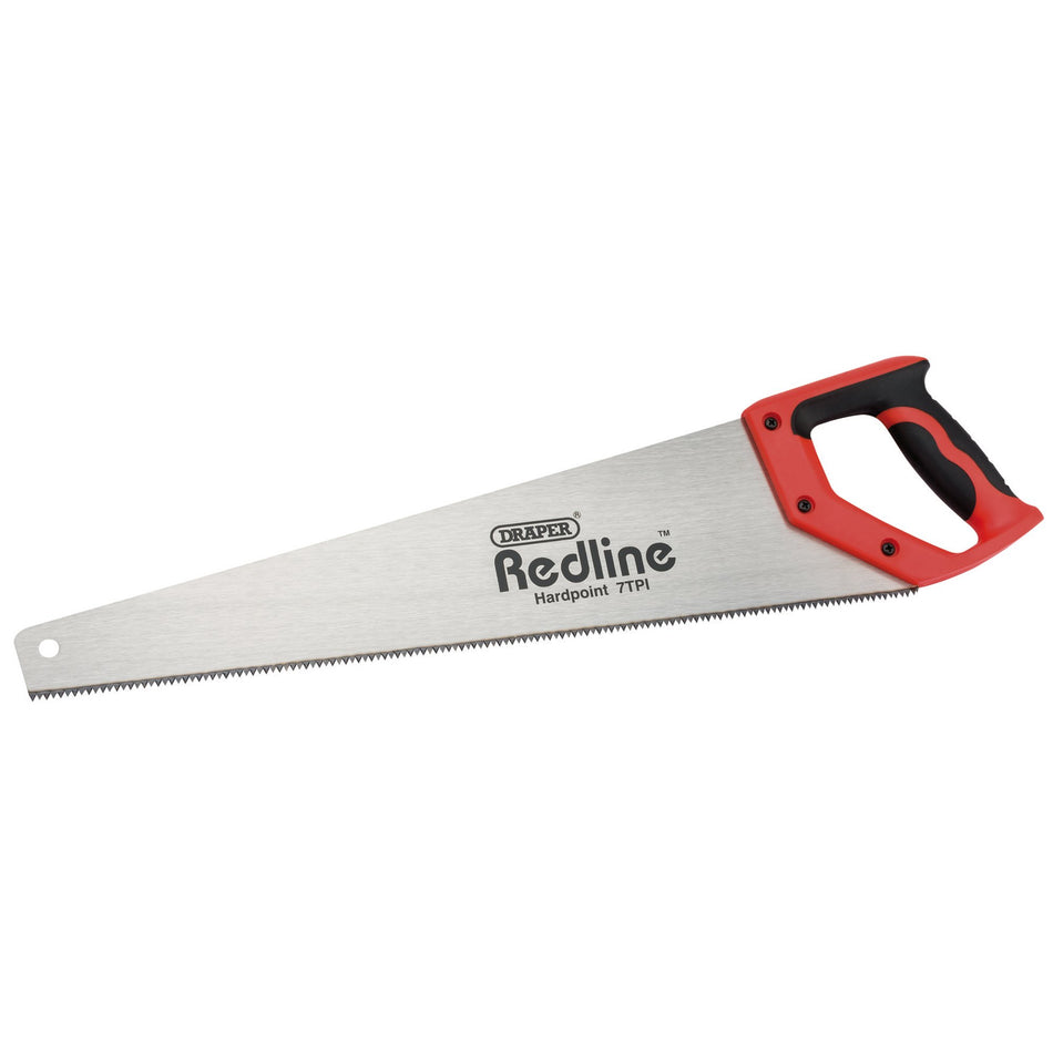 Draper 80211 Soft Grip Hardpoint Handsaw, 500mm
