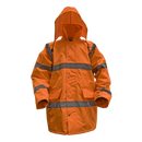 Sealey 806LO Hi-Vis Orange Motorway Jacket with Quilted Lining - Large