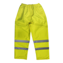 Sealey 807M Hi-Vis Yellow Waterproof Trousers - Medium