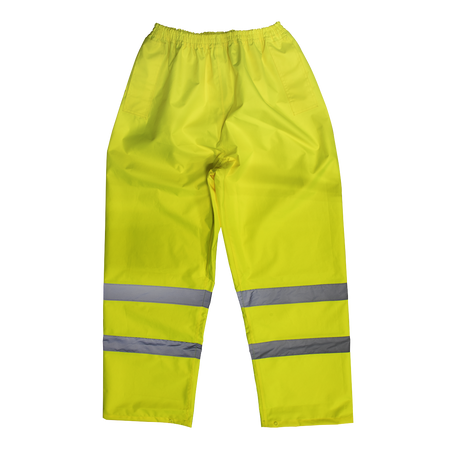Sealey 807XL Hi-Vis Yellow Waterproof Trousers - X-Large
