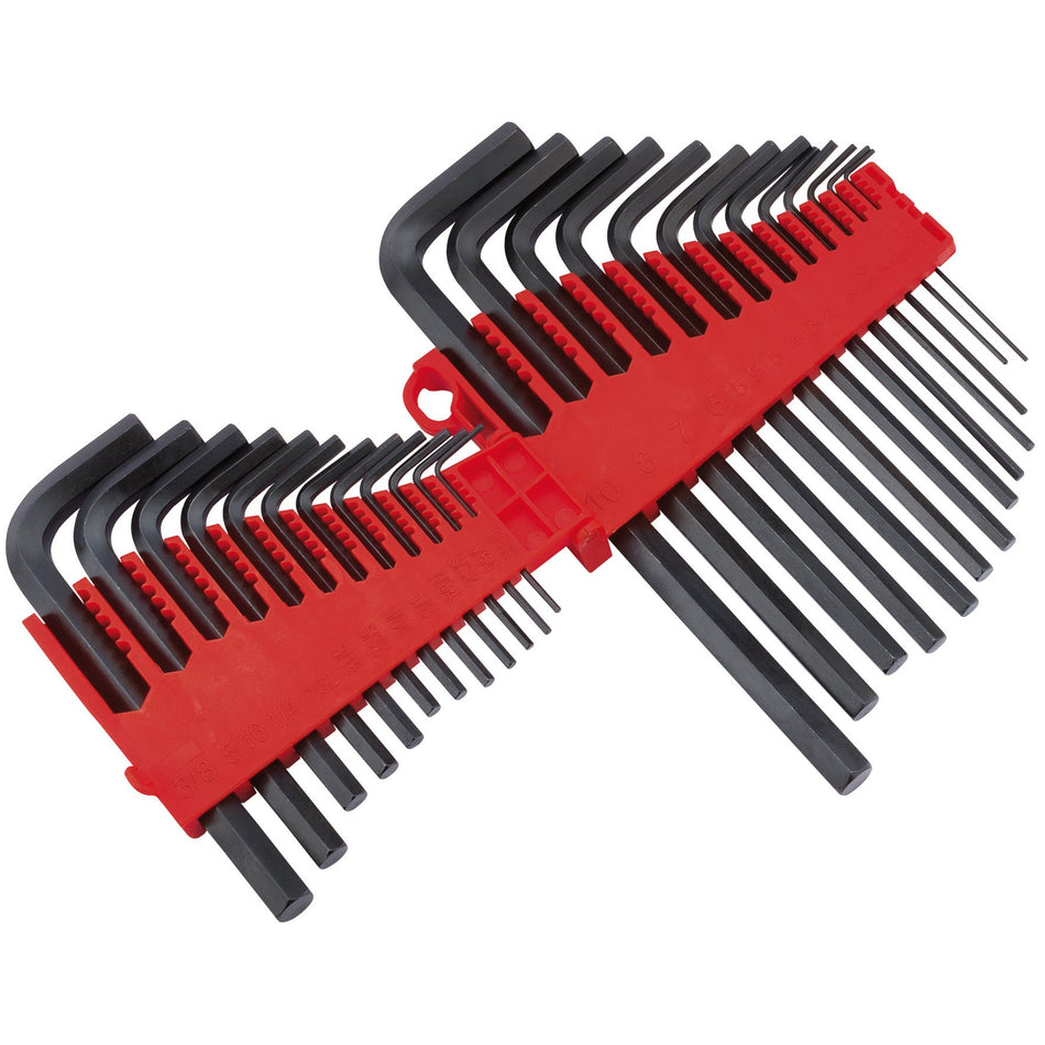 Draper 80930 Metric/Imperial Hexagon Key Set (25 Piece)