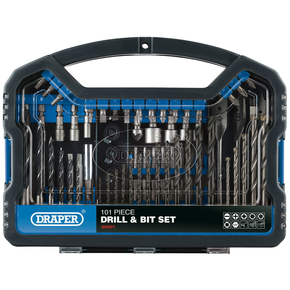Draper 80991 Drill Bit and Accessory Kit (101 Piece)